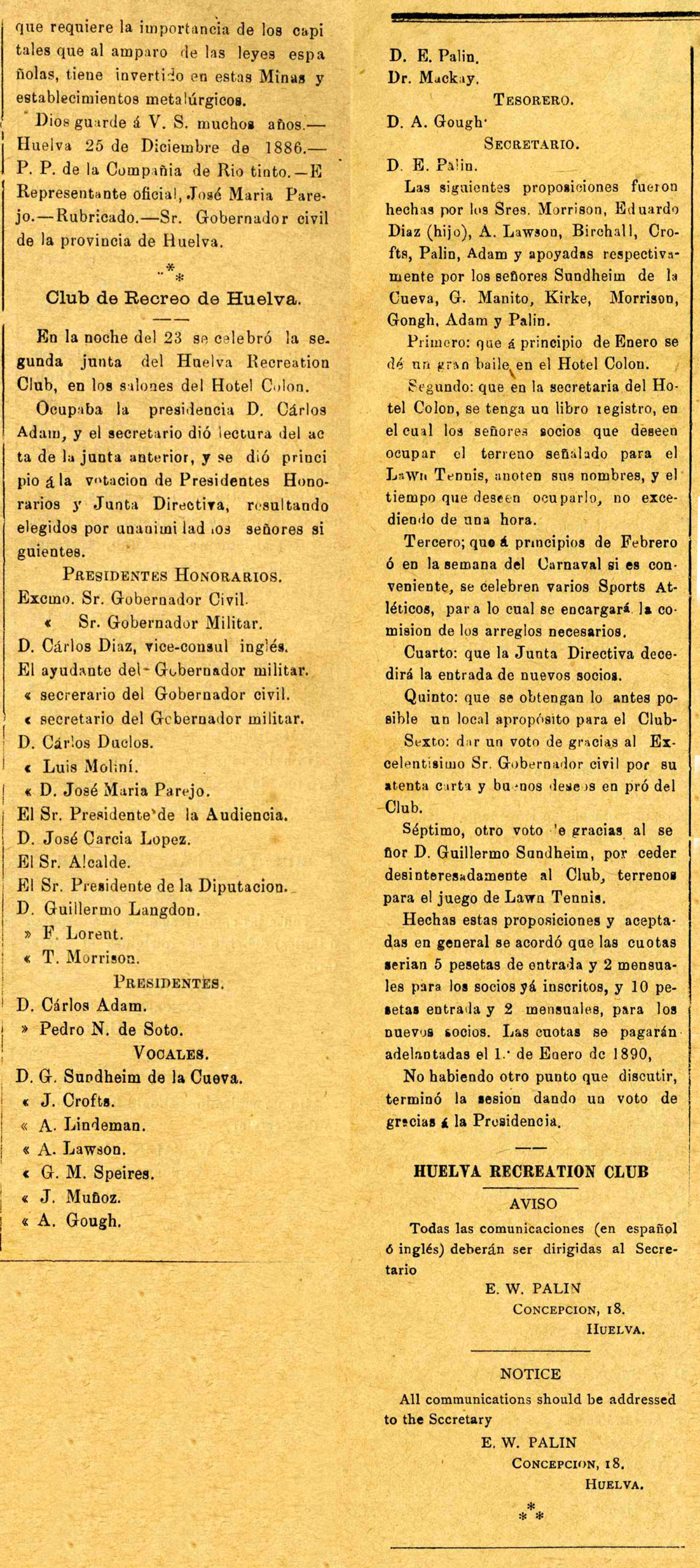 1889 12 28 Recorte La Provincia